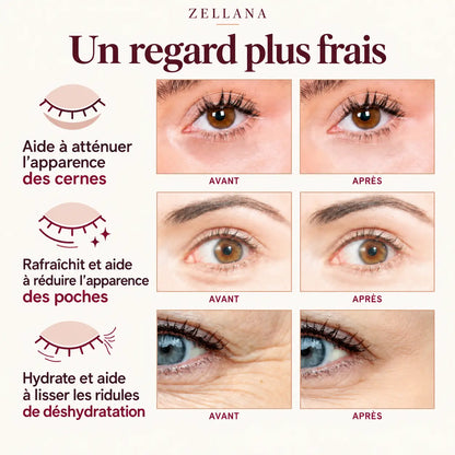 Zellana Éclat — Masques Hydrogel Illuminateurs pour les Yeux