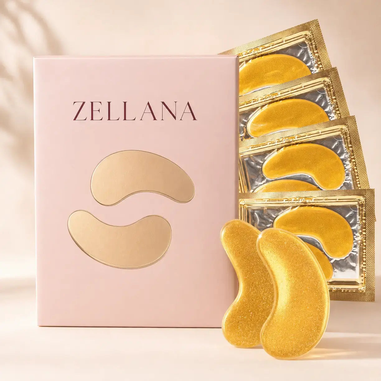 Zellana Éclat — Masques Hydrogel Illuminateurs pour les Yeux