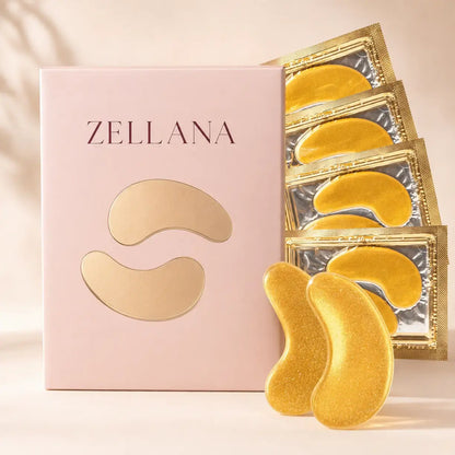 Zellana Éclat — Masques Hydrogel Illuminateurs pour les Yeux